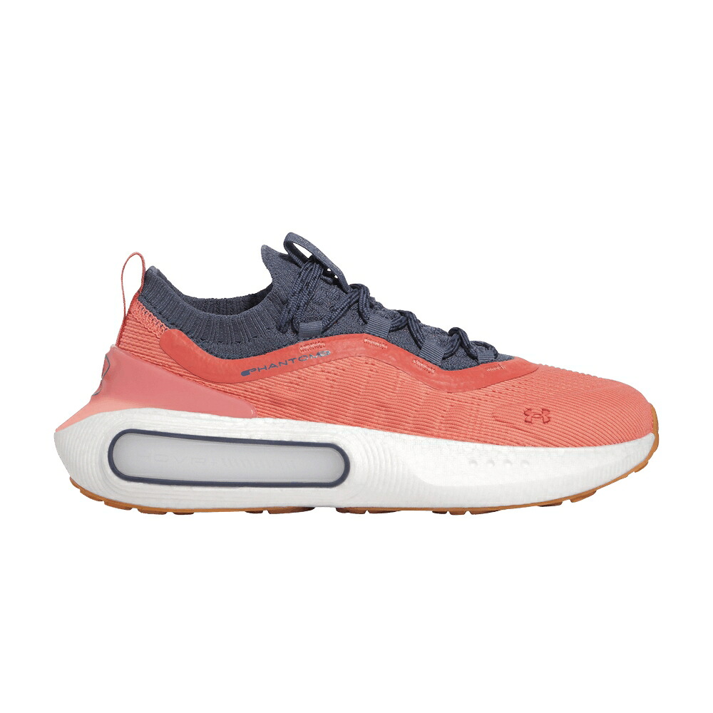 橙 オレンジ 灰色 グレー アンダーアーマー 'BLUSH GRAVEL' スニーカー レディース UNDER ARMOUR UNDER ARMOUR WMNS HOVR PHANTOM 4 ORANGE METALLIC / BLUSH ORANGE DOWNPOUR GREY｜スニケス