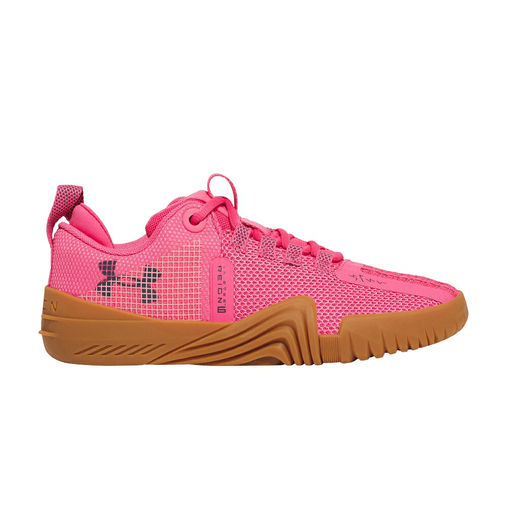ピンク 灰色 グレー アンダーアーマー 'SUPER PINK' スニーカー レディース UNDER ARMOUR UNDER ARMOUR WMNS TRIBASE REIGN 6 / SUPER PINK DOWNPOUR GREY