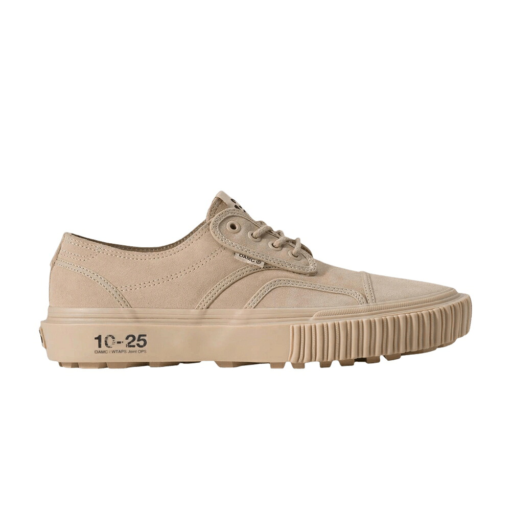 ヴァンズ バンズ ダブルタップス ベージュ \u0027SAND BROWN\u0027 スニーカー メンズ VANS OAMC X WTAPS SEYLYNN LUG / BEIGE