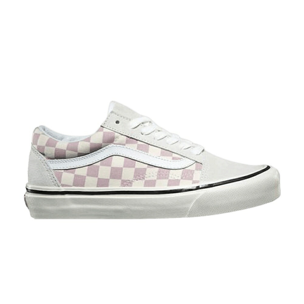 ヴァンズ バンズ 白色 ホワイト オールドスクール スニーカー メンズ VANS OLD SKOOL 36 DX / OG MAUVE WHITE CHECKER