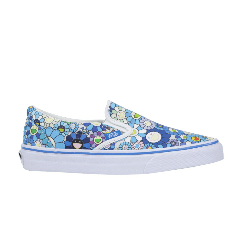 ヴァンズ バンズ クラシック 青色 ブルー スリッポン スニーカー メンズ VANS CLASSIC SLIP ON LX / BLUE FLOWER