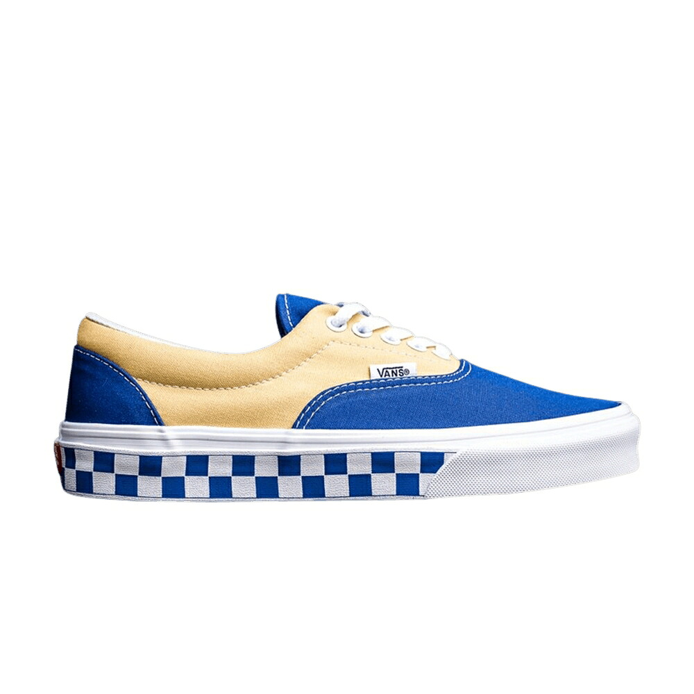 ヴァンズ バンズ 青味 青み 黄味がかった 黄色 \u0027BMX CHECKERBOARD\u0027 スニーカー メンズ VANS ERA / TRUE BLUE YELLOW