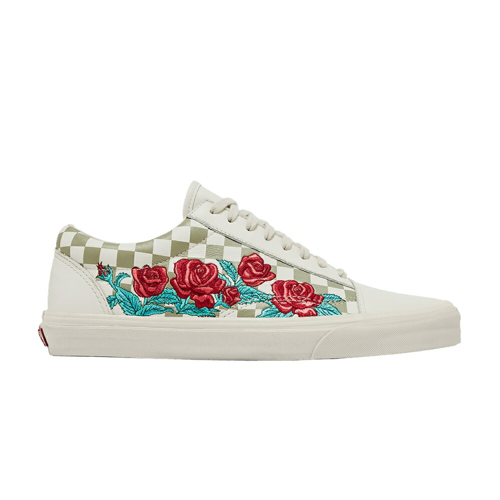 ヴァンズ バンズ オールドスクール 'ROSE EMBROIDERY' スニーカー メンズ VANS OLD SKOOL DX / MARSHMALLOW TURTLEDOVE 23,325円