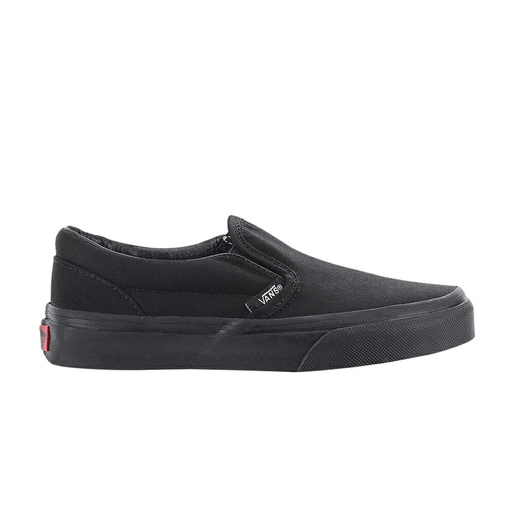 ヴァンズ バンズ クラシック スリッポン 黒色 ブラック 'BLACK' スニーカー メンズ VANS CLASSIC SLIP-ON KIDS / BLACK