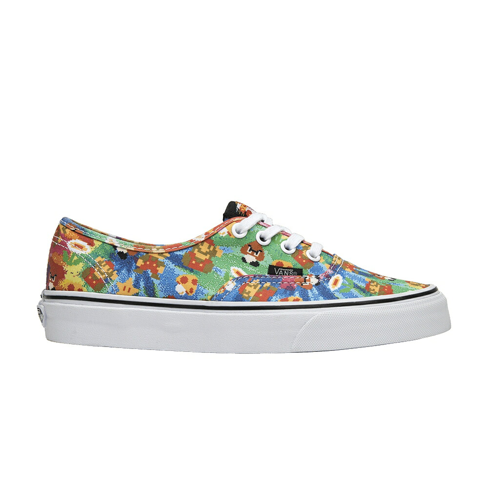 ヴァンズ バンズ オーセンティック \u0027SUPER BROS\u0027 スニーカー メンズ VANS NINTENDO X AUTHENTIC MARIO / MULTI COLOR