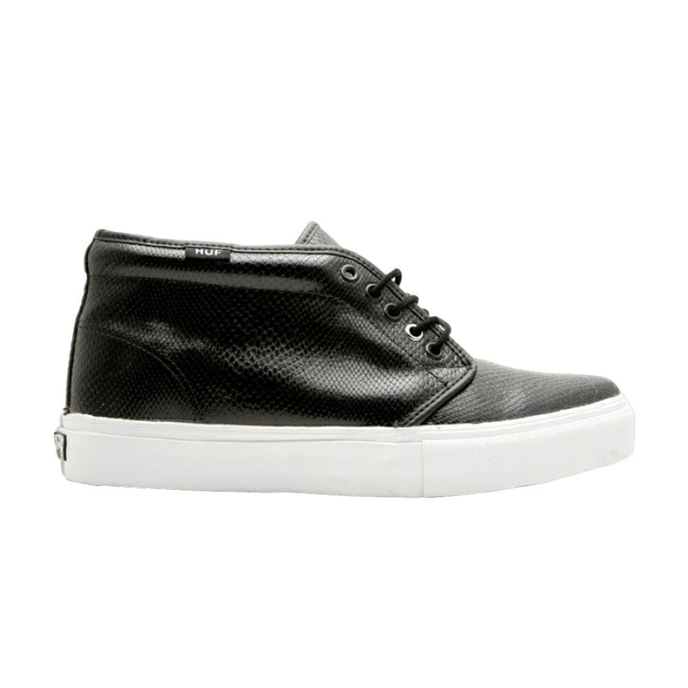 ヴァンズ バンズ ハフ チャッカ ブーツ 黒いこと 黒いこと 菩提樹 チャッカブーツ スニーカー メンズ VANS HUF X CHUKKA BOOT LX / BLACK LIME FIZZ