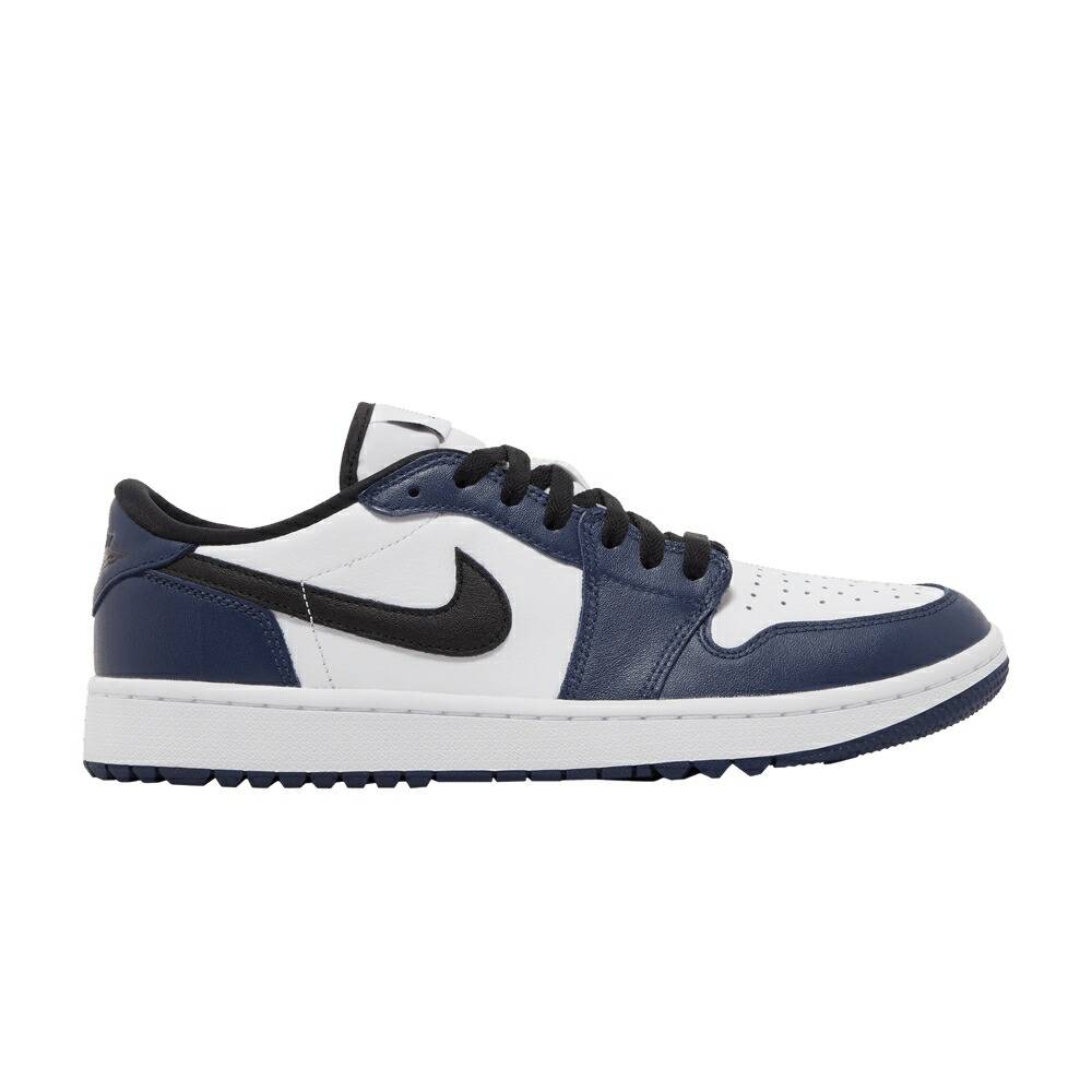ナイキ ゴルフ 白色 ホワイト 紺色 ネイビー 黒色 ブラック エアジョーダン MIDNIGHT NAVY スニーカー メンズ AIR JORDAN AIR JORDAN 1 LOW GOLF / WHITE MIDNIGHT NAVY BLACK
