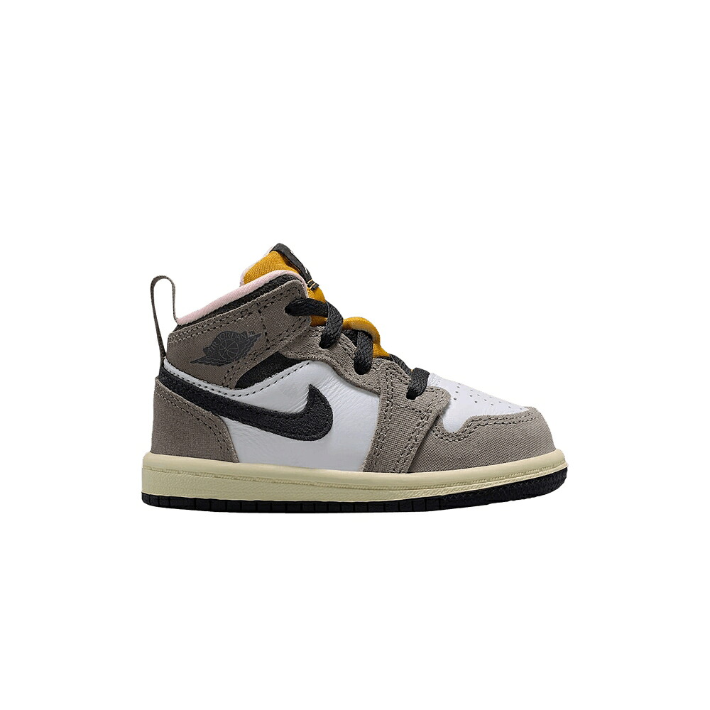 ナイキ ミッド 白色 ホワイト エアジョーダン 'TOKYO HACK' ベビー AIR JORDAN AIR JORDAN 1 MID SE TD BIO / WHITE CAVE STONE DARK SULFUR OIL