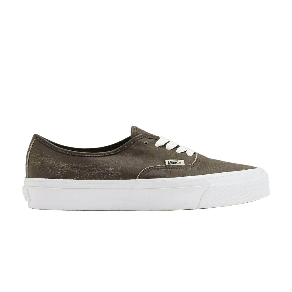 ヴァンズ バンズ オーセンティック 割り増し金 なめし革 チーク \u0027AGED TEAK\u0027 スニーカー メンズ VANS AUTHENTIC 44 LX PREMIUM LEATHER / AGED TEAK スニーカー-靴-メンズ靴