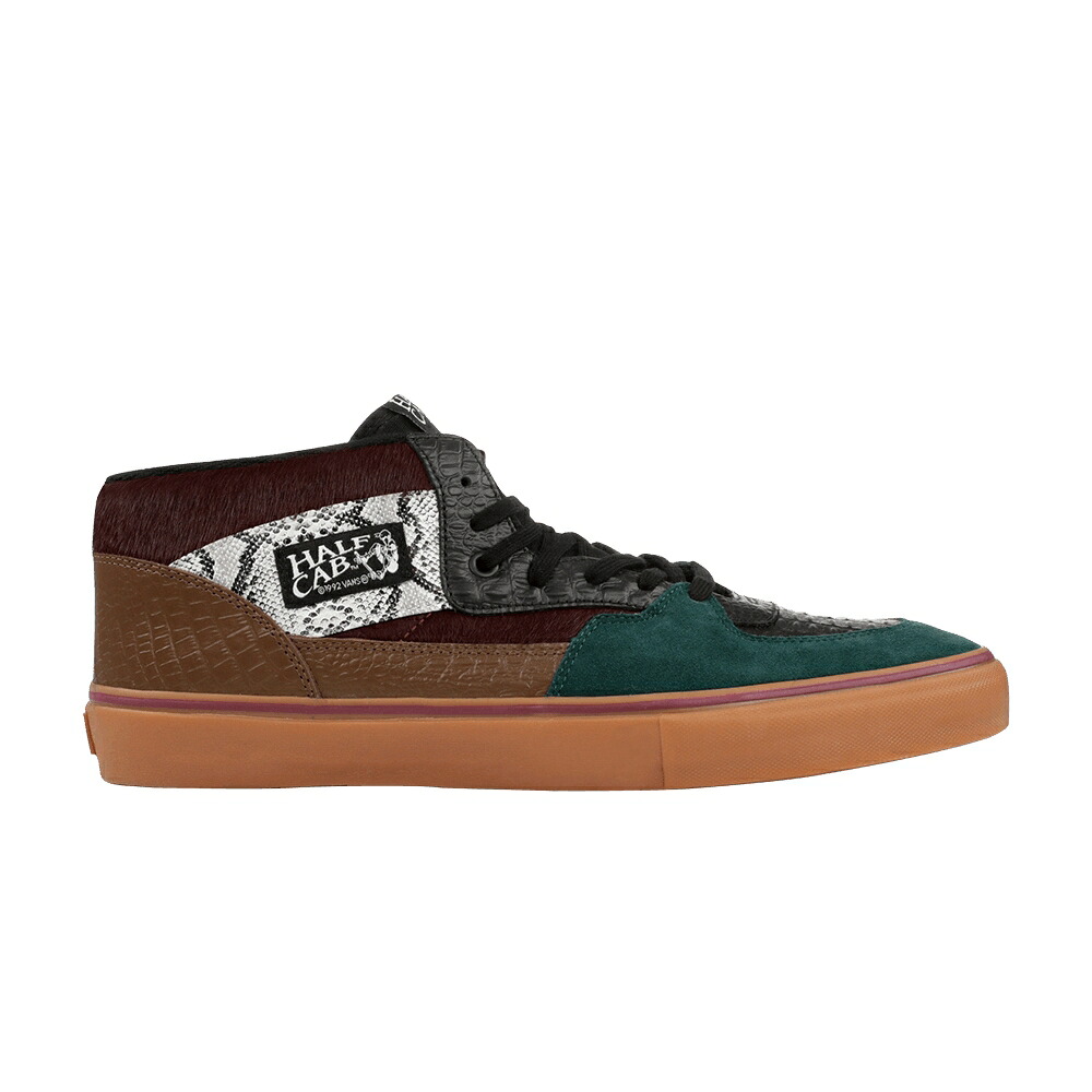 ヴァンズ バンズ ハーフ 緑 グリーン 黒色 ブラック ハーフキャブ 'RETURN DRAGON' スニーカー メンズ VANS BODEGA X HALF CAB LX OF THE / GREEN BLACK