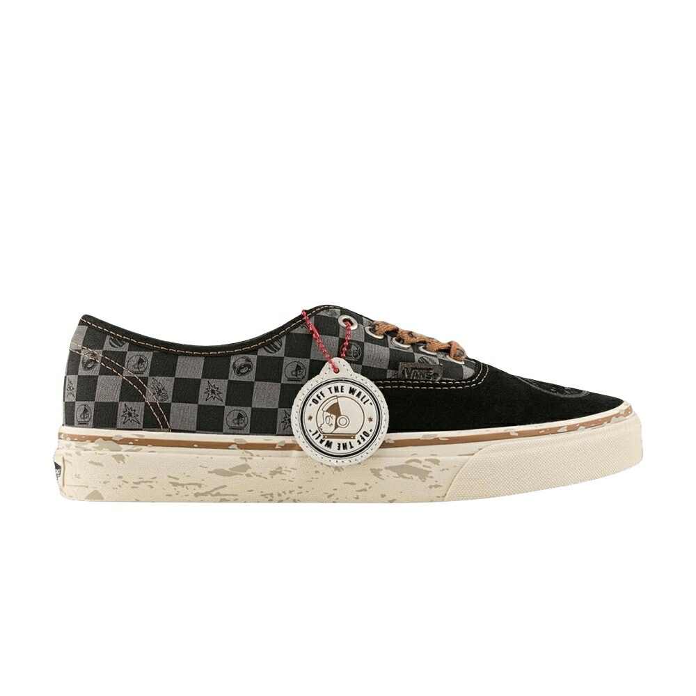 ヴァンズ バンズ オーセンティック 黒色 ブラック 茶色 ブラウン BLACK BROWN スニーカー メンズ VANS SPACE MOLLY X AUTHENTIC / BLACK DACHSHUND BROWN