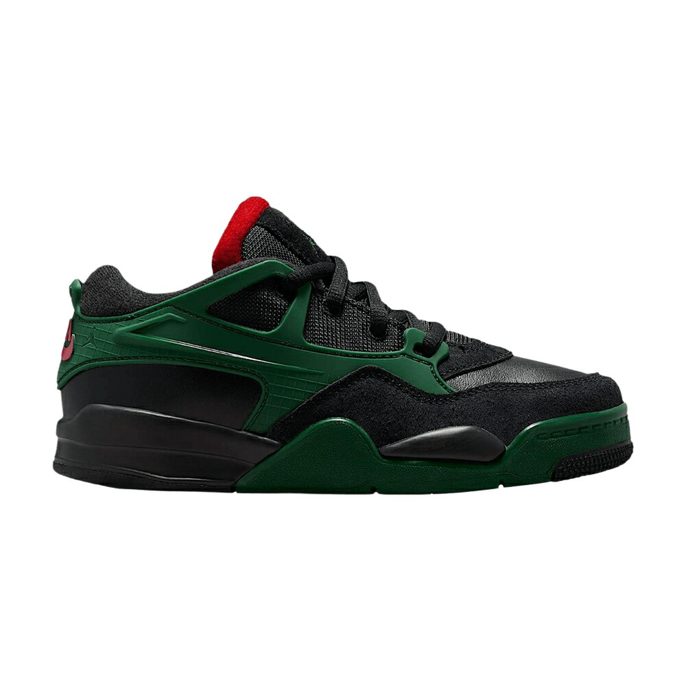 ナイキ 黒色 ブラック 緑 グリーン 赤 レッド エアジョーダン BLACK RED ジュニア キッズ AIR JORDAN AIR JORDAN 4 RM PS BLACK/GORGE GREEN/VARSITY / BLACK GORGE GREEN VARSITY RED ベビー マタニティ スニーカ