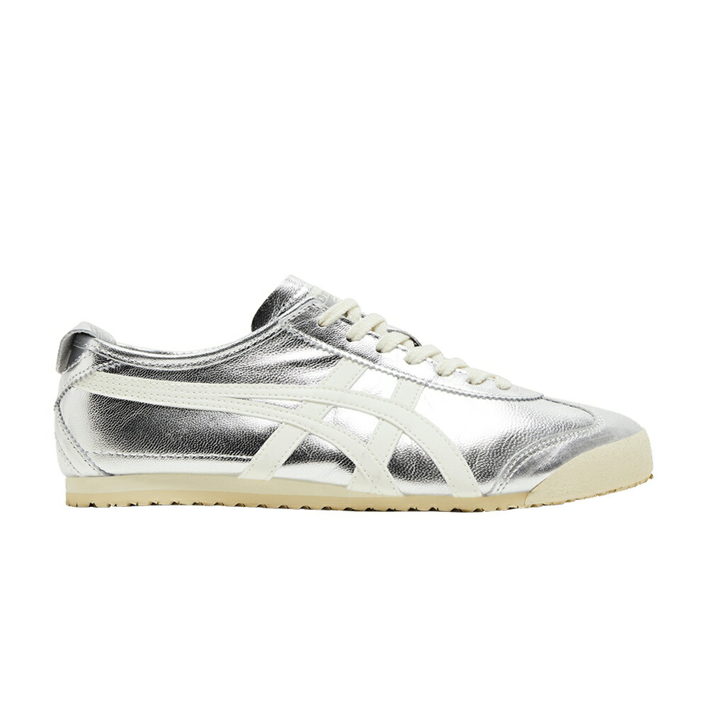 メキシコ 銀色 シルバー 白色 ホワイト オニツカタイガー CHROME SILVER スニーカー メンズ ONITSUKA TIGER ONITSUKA TIGER MEXICO 66 / SILVER OFF WHITE