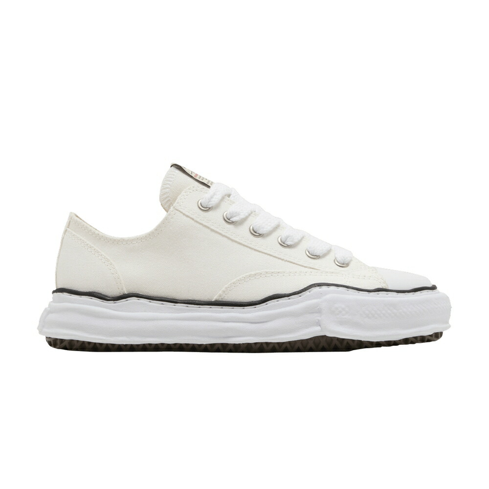 メゾン ミハラヤスヒロ 白色 ホワイト WHITE スニーカー メンズ MAISON MIHARA YASUHIRO MAISON MIHARA YASUHIRO PETERSON OG SOLE CANVAS LOW / WHITE