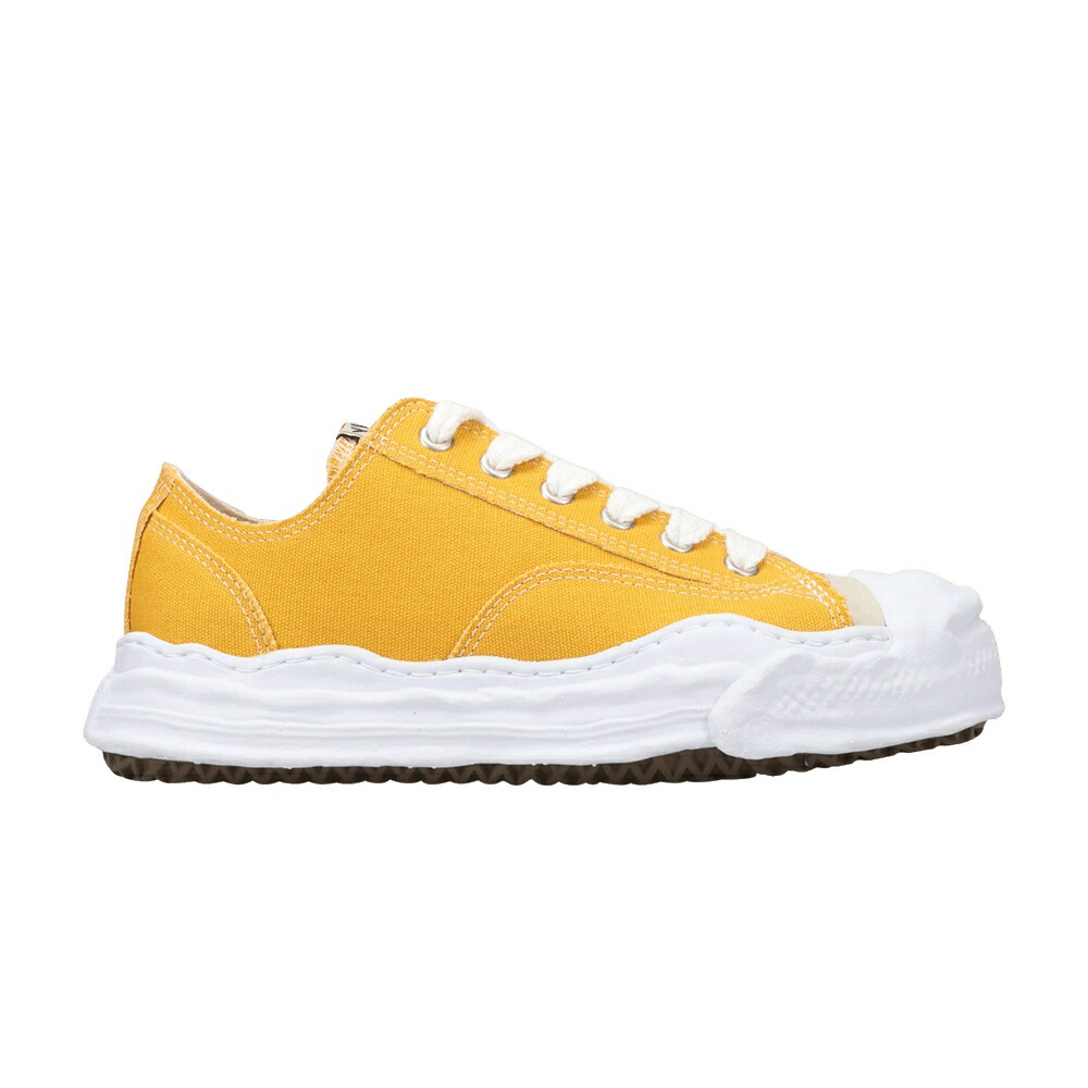 メゾン ミハラヤスヒロ 黄色 イエロー 'YELLOW' スニーカー メンズ MAISON MIHARA YASUHIRO MAISON MIHARA YASUHIRO HANK OG SOLE CANVAS LOW / YELLOW 77,935円