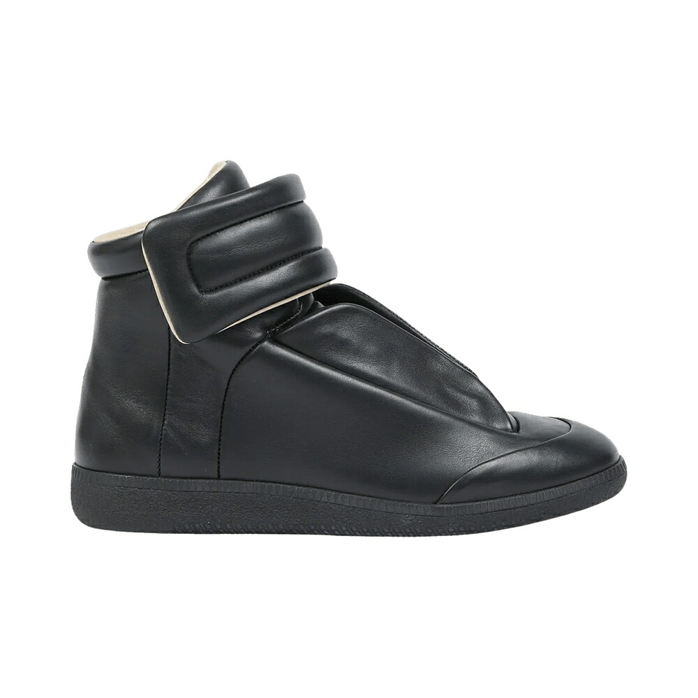 メゾンマルジェラ ミッド 黒色 ブラック 'BLACK' スニーカー メンズ MAISON MARGIELA MAISON MARGIELA FUTURE MID / BLACK