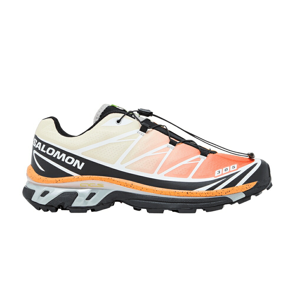 サロモン 橙 オレンジ色 \u0027FLORIDA CRAB\u0027 スニーカー メンズ SALOMON ANDREW X XT-6 SNOW / SHOCKING ORANGE TRANSPARENT