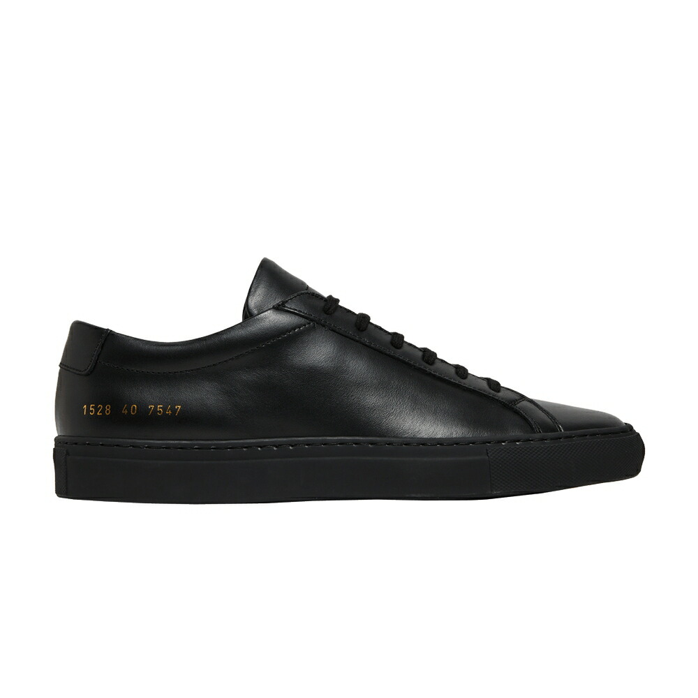 コモンプロジェクト 黒色 ブラック 'BLACK' スニーカー メンズ COMMON PROJECTS COMMON PROJECTS ACHILLES LOW / BLACK