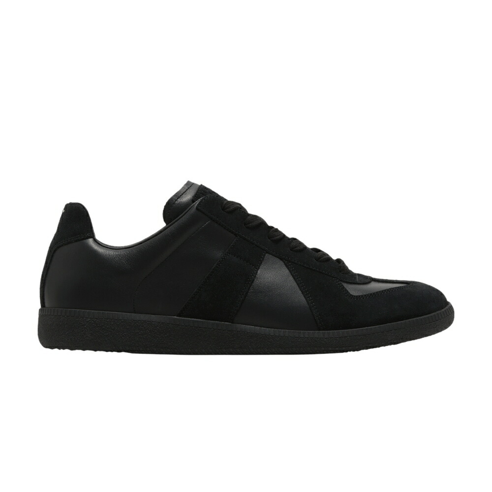 メゾンマルジェラ 靴 スニーカー 黒色 ブラック BLACK メンズ MAISON MARGIELA MAISON MARGIELA REPLICA SNEAKER / BLACK