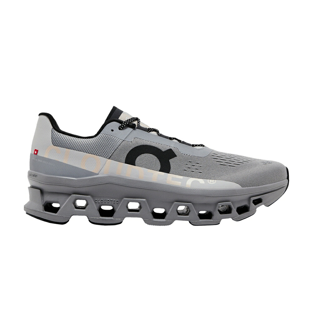 オン しろがね色 しろがね色 \u0027ALLOY SILVER\u0027 スニーカー メンズ ON CLOUDMONSTER / ALLOY SILVER