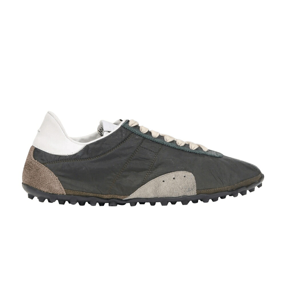 メゾンマルジェラ 緑 グリーン 黒色 ブラック 'DUSTY BLACK' スニーカー レディース MAISON MARGIELA MAISON MARGIELA WMNS SPRINTER LOW GREEN / DUSTY GREEN BLACK