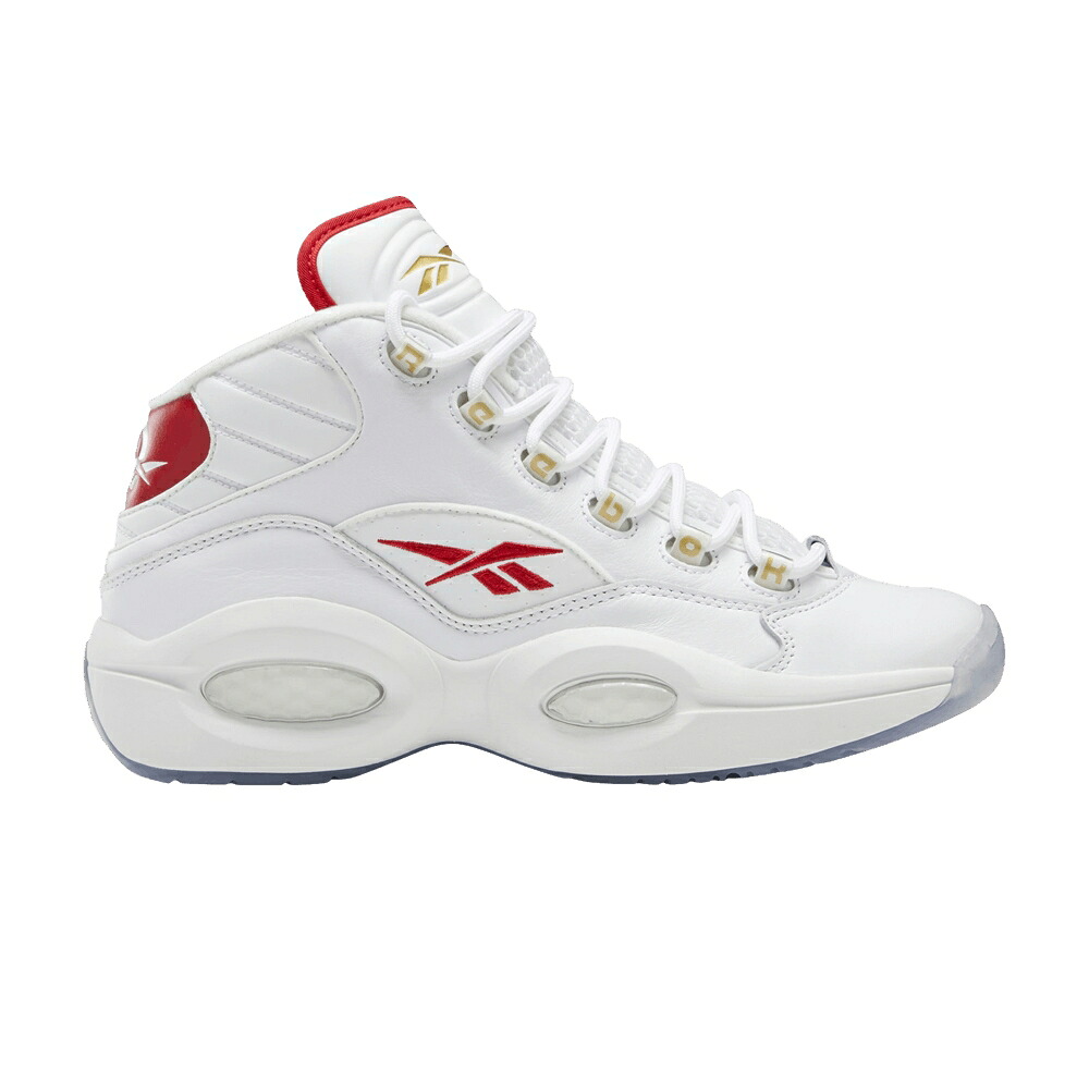 リーボック クエスチョン ミッド 白色 ホワイト クエスチョンミッド 'DR. J' スニーカー メンズ REEBOK QUESTION MID / FOOTWEAR WHITE FOOTWEAR WHITE｜スニケス