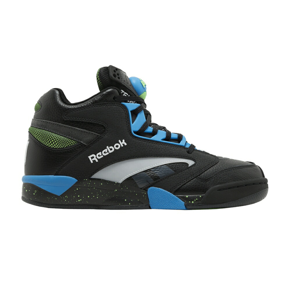 リーボック シャック ビクトリー ポンプ コア 黒色 ブラック エナジー 青色 ブルー PUMP UNIVERSE スニーカー メンズ REEBOK SHAQ VICTORY PUMP / CORE BLACK ENERGY BLUE SOLAR