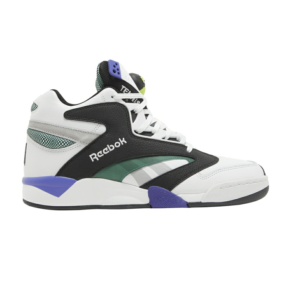 リーボック シャック ビクトリー ポンプ 白色 ホワイト コア 黒色 ブラック 緑 グリーン BASKETBALL TENNIS スニーカー メンズ REEBOK SHAQ VICTORY PUMP MEETS / FTWR WHITE CORE BLACK DARK GREEN