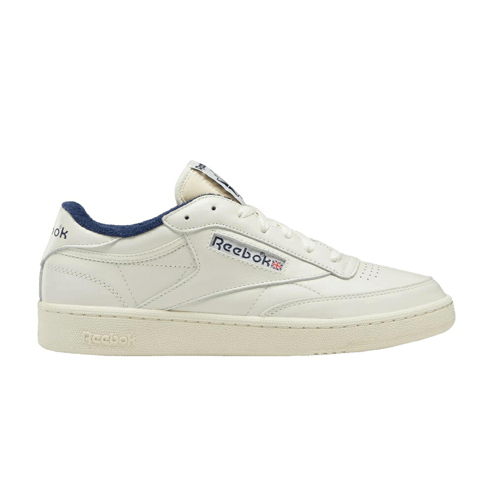 リーボック クラブ ビンテージ ヴィンテージ 紺色 ネイビー CHALK NAVY スニーカー メンズ REEBOK CLUB C 85 VINTAGE VECTOR / CHALK ALABASTER VECTOR NAVY