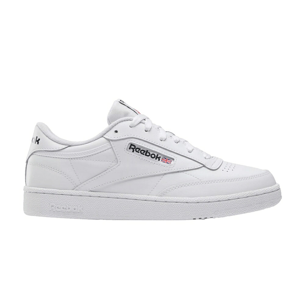 リーボック 野球クラブ 白いこと 白いこと 中核グループ 黒いこと 黒いこと \u0027WHITE BLACK\u0027 スニーカー メンズ REEBOK CLUB C 85 / WHITE WHITE CORE BLACK