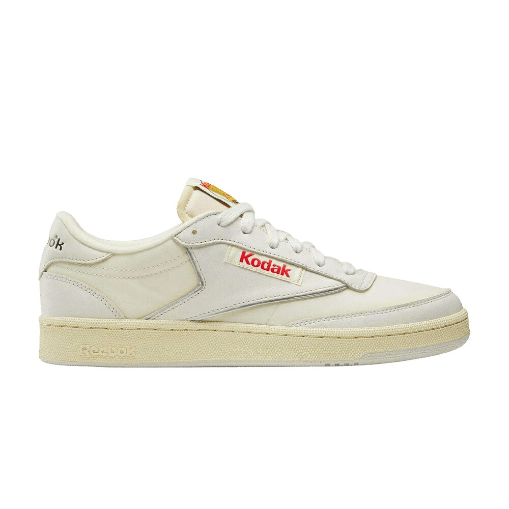 リーボック 野球クラブ 皮膚軟化剤 赤 赤いこと \u0027CHALK RED\u0027 スニーカー メンズ REEBOK X KODAK CLUB C 85 \u0027CHALK/CREAM/RED\u0027 / CHALK CREAM RED