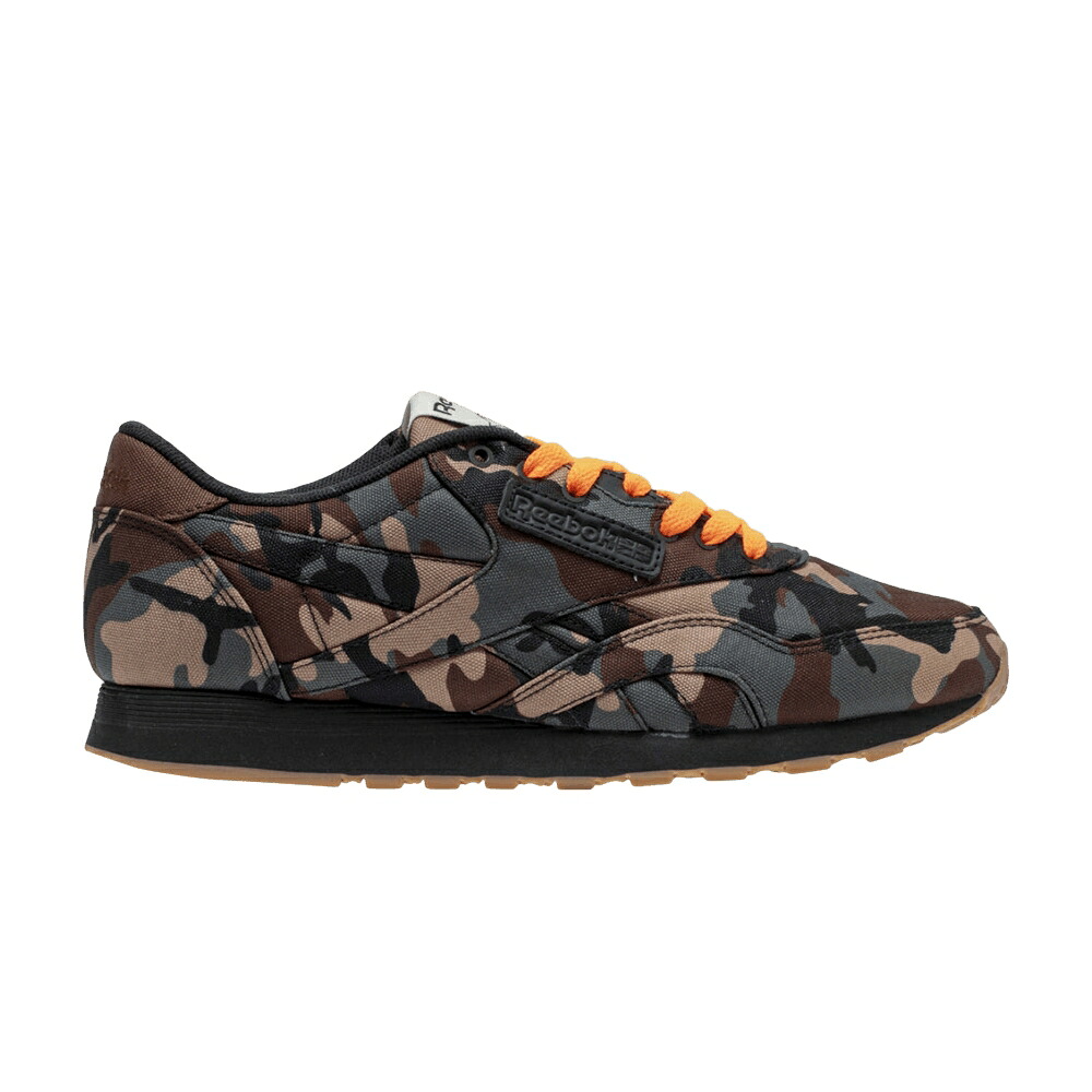 リーボック 古典派音楽 ナイロン 間鴨柄 緑 緑であること G.I. スニーカー メンズ REEBOK JOE X SHOE PALACE CLASSIC NYLON / CAMO GREEN