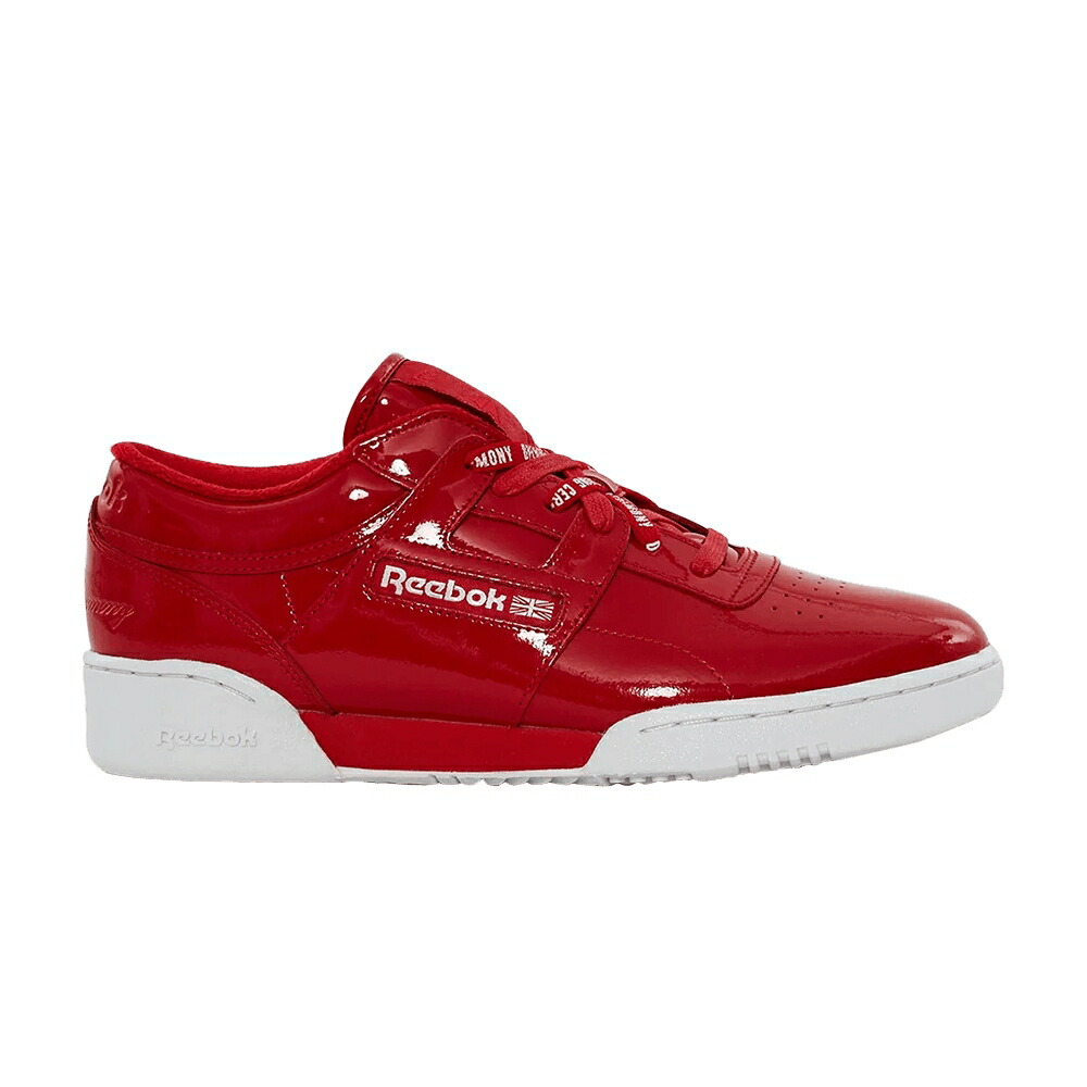 リーボック ワークアウト 白色 ホワイト スニーカー メンズ REEBOK OPENING CEREMONY X WORKOUT LO / SCARLET WHITE