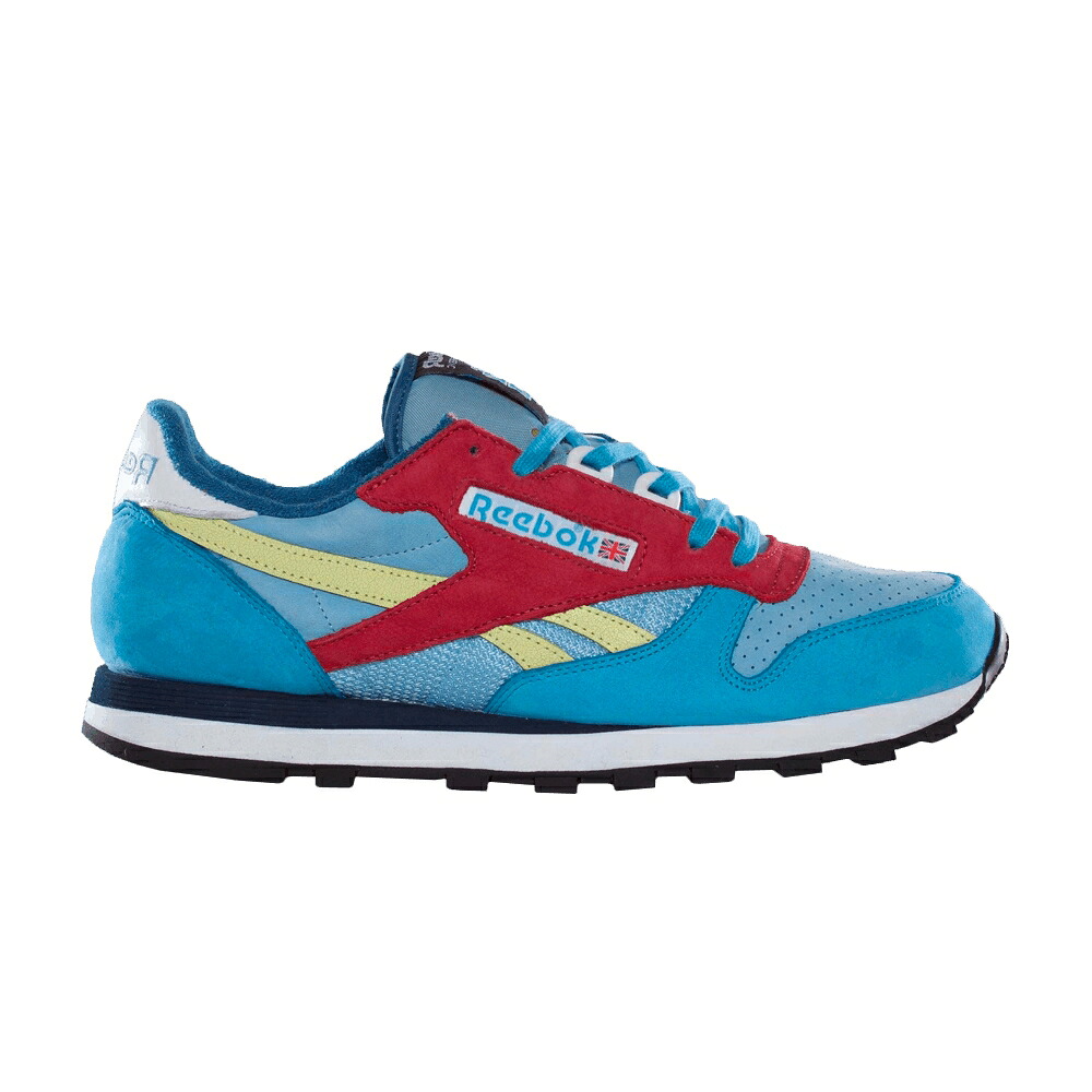 リーボック クラシック レザー ビンテージ ヴィンテージ 青色 ブルー 赤 レッド スニーカー メンズ REEBOK PACKER X CLASSIC LEATHER VINTAGE / BLUE CITRON HAVANNA RED