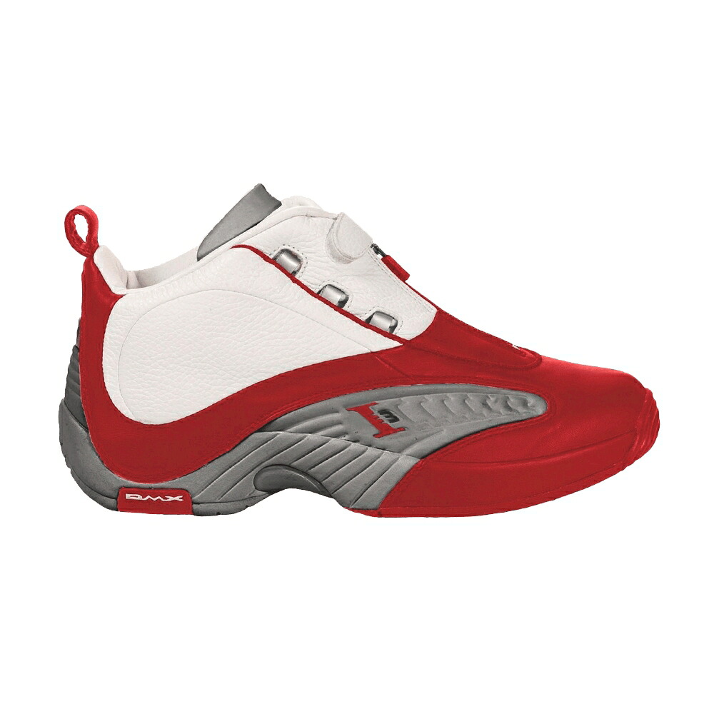 リーボック 白いこと 白いこと 赤 赤いこと 薄墨色 薄墨色 \u0027WHITE RED\u0027 スニーカー メンズ REEBOK ANSWER 4 / WHITE RED GREY