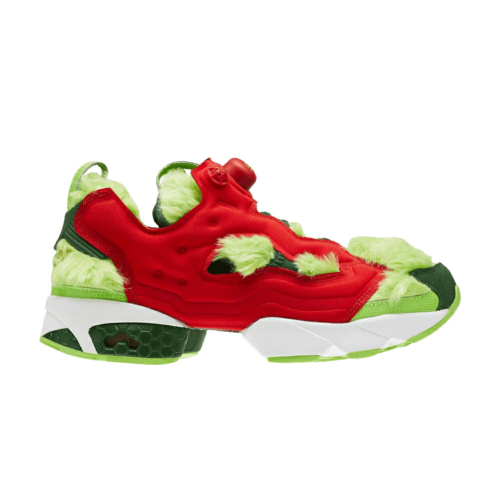 リーボック 緑 緑であること インスタポンプフューリー \u0027GRINCH\u0027 スニーカー メンズ REEBOK INSTAPUMP FURY CV / SEMI SOLAR GREEN SCARLET PINE