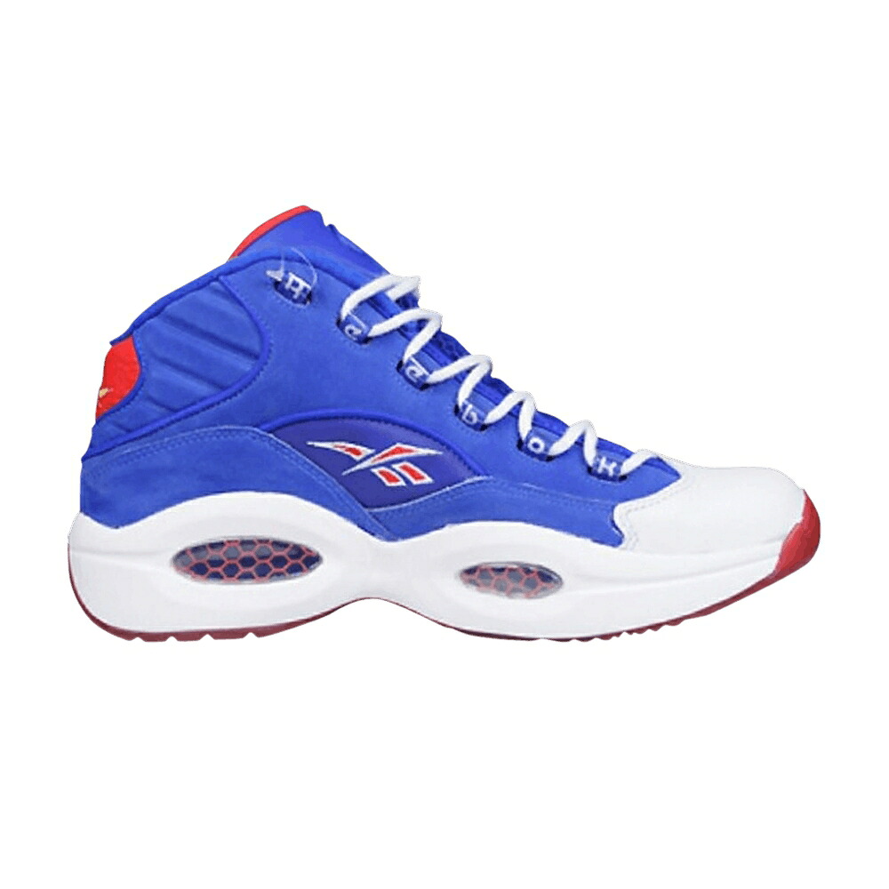 リーボック 問い合わせ ミッド 白いこと 白いこと クエスチョンミッド \u0027PACKER SHOES\u0027 スニーカー メンズ REEBOK QUESTION MID / ULTRAMARINE WHITE メンズ靴-スニーカー-靴