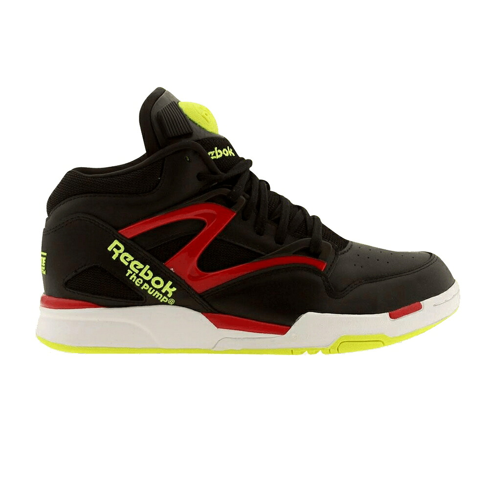 リーボック ポンプ ライト 赤 レッド 黒色 ブラック 黄色 イエロー 'BLACK YELLOW' スニーカー メンズ REEBOK PUMP OMNI LITE RED / BLACK EXCELLENT RED YELLOW
