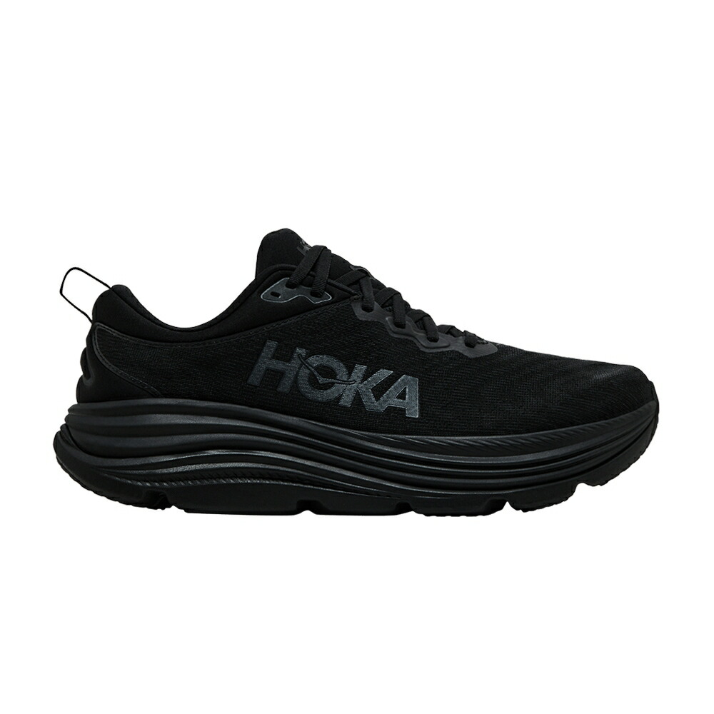 黒色 ブラック 'TRIPLE BLACK' スニーカー メンズ HOKA GAVIOTA 5 2E WIDE / BLACK BLACK