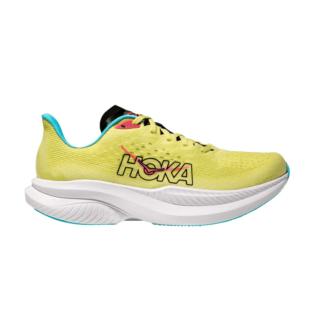 青色 ブルー \'YUZU BLUE\' スニーカー メンズ HOKA MACH 6 CIELO / YUZU CIELO BLUE｜スニケス
