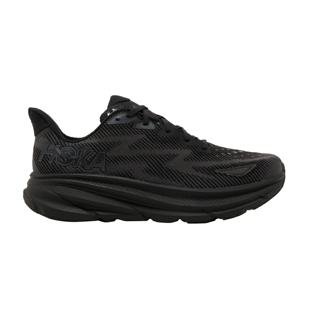 黒いこと 黒いこと \u0027TRIPLE BLACK\u0027 スニーカー メンズ HOKA CLIFTON 9 / BLACK BLACK BLACK