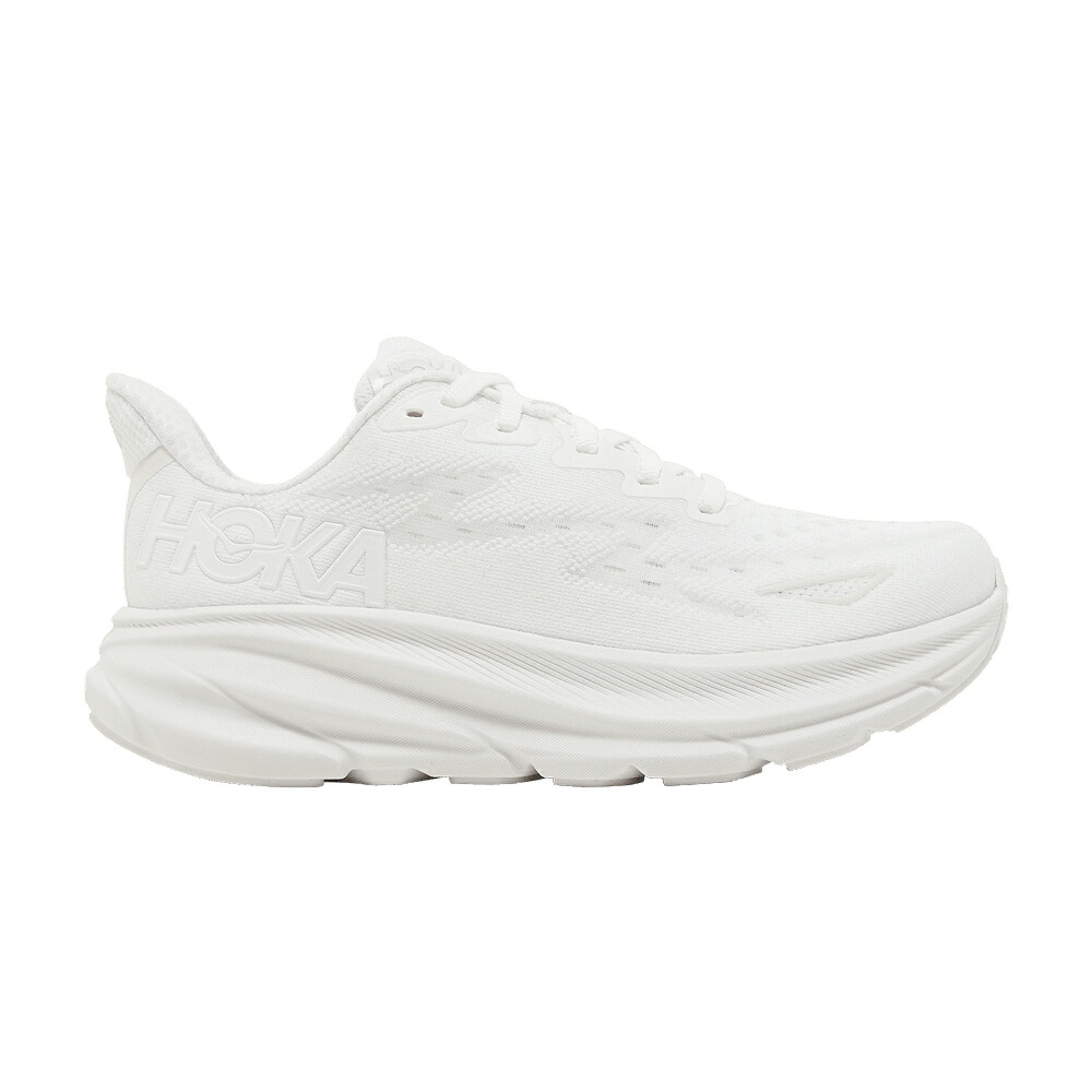 白いこと 白いこと \u0027TRIPLE WHITE\u0027 スニーカー レディース HOKA WMNS CLIFTON 9 / WHITE WHITE