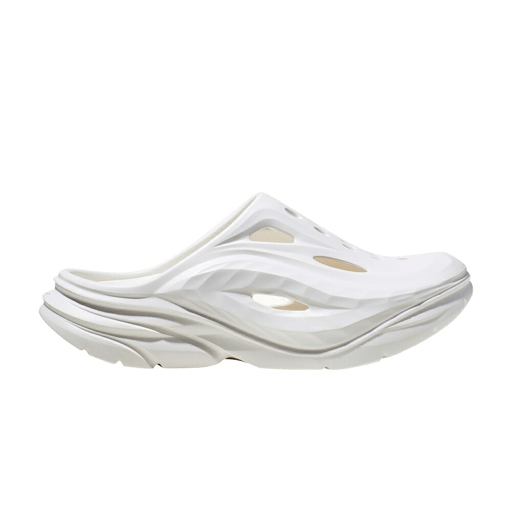 白いこと 白いこと \u0027TRIPLE WHITE\u0027 スニーカー メンズ HOKA ORA RECOVERY MULE / WHITE WHITE スニーカー-靴