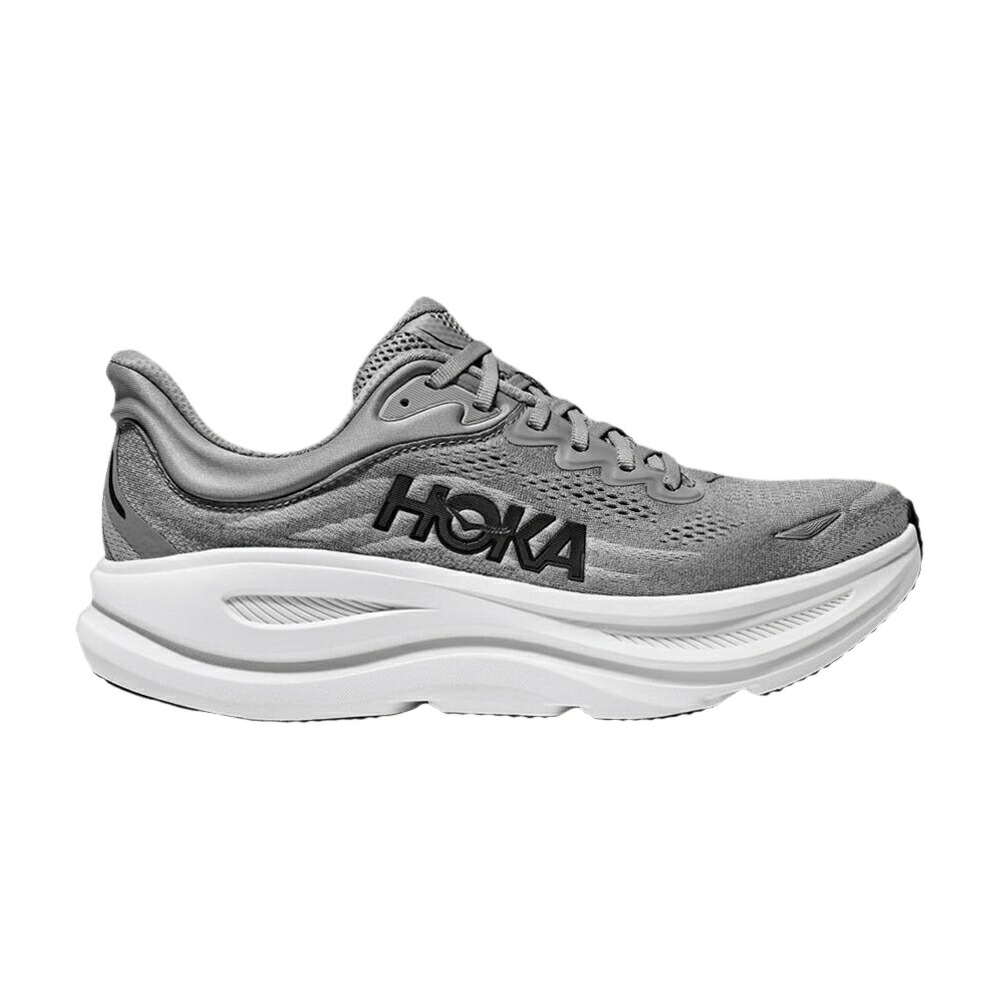 薄墨色 薄墨色 \u0027GALACTIC GREY\u0027 スニーカー メンズ HOKA BONDI 9 4E WIDE STELLAR / GALACTIC GREY STELLAR GREY