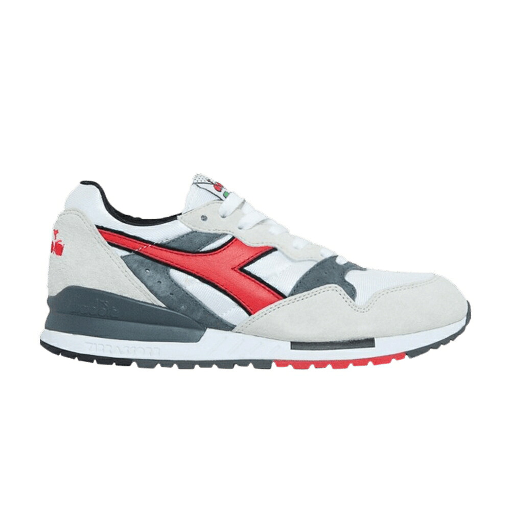 ディアドラ 白色 ホワイト 灰色 グレー 赤 レッド 'ESPRESSO RISTRETTO' スニーカー メンズ DIADORA ROBERTO BAGGIO X INTREPID OG / WHITE GREY RED｜スニケス