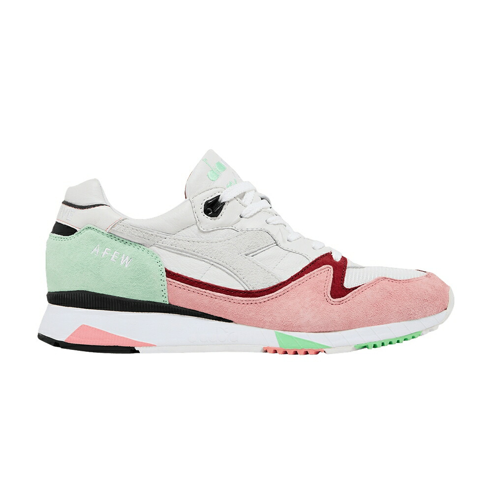 ディアドラ スペシャル ボックス 白色 ホワイト 赤 レッド 緑 グリーン HIGHLY ADDICTIVE スニーカー メンズ DIADORA AFEW X V7000 SPECIAL BOX / WHITE RED GREEN