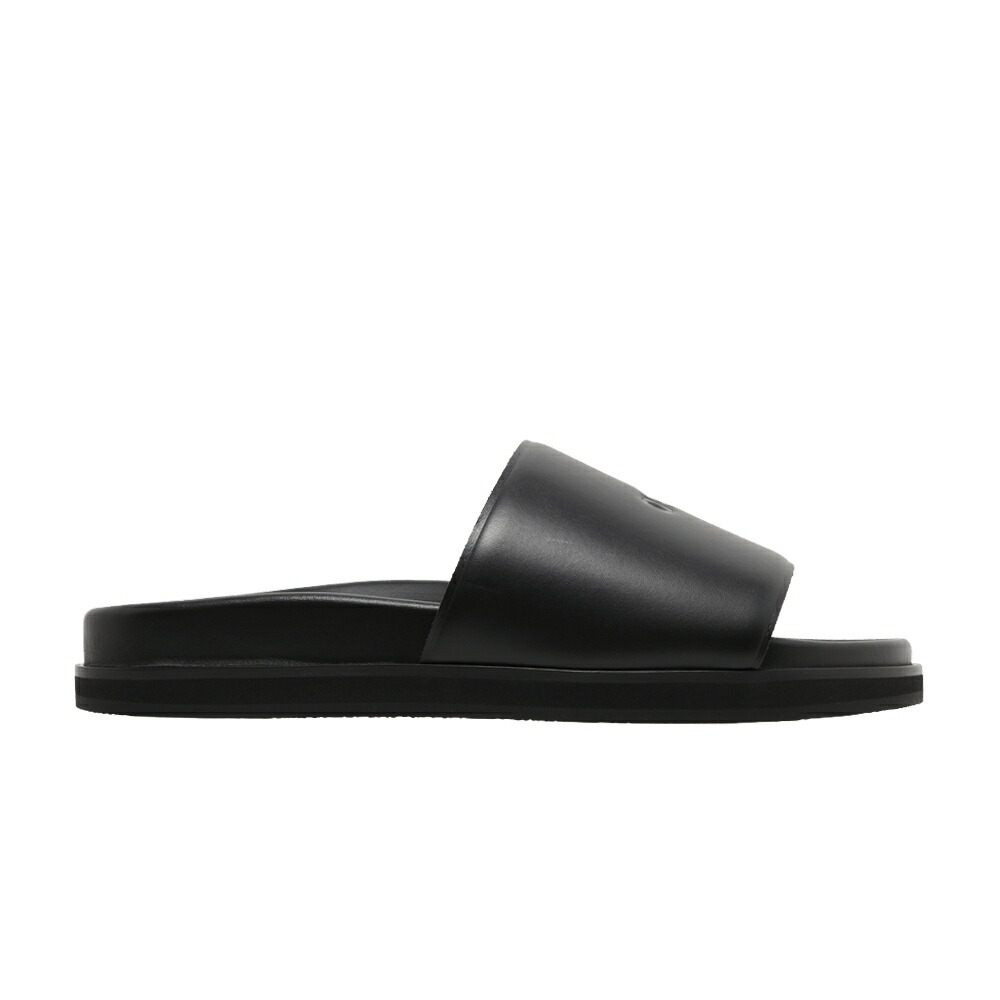 象牙色 黒いこと 黒いこと \u0027BLACK\u0027 スニーカー メンズ OFF-WHITE CLOUD OFF STAMP SLIDER / BLACK BLACK