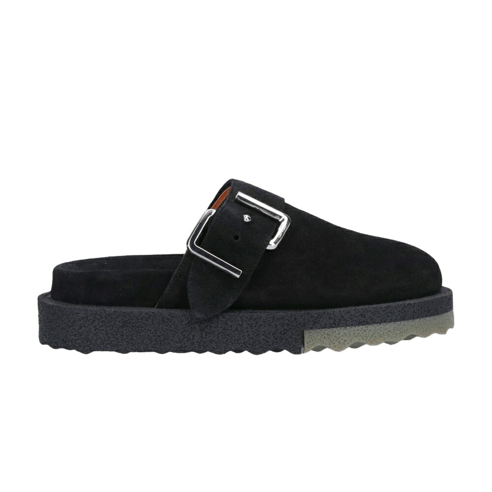 オフホワイト 黒色 ブラック 'BLACK' スニーカー メンズ OFF-WHITE SPONGE CLOG / BLACK