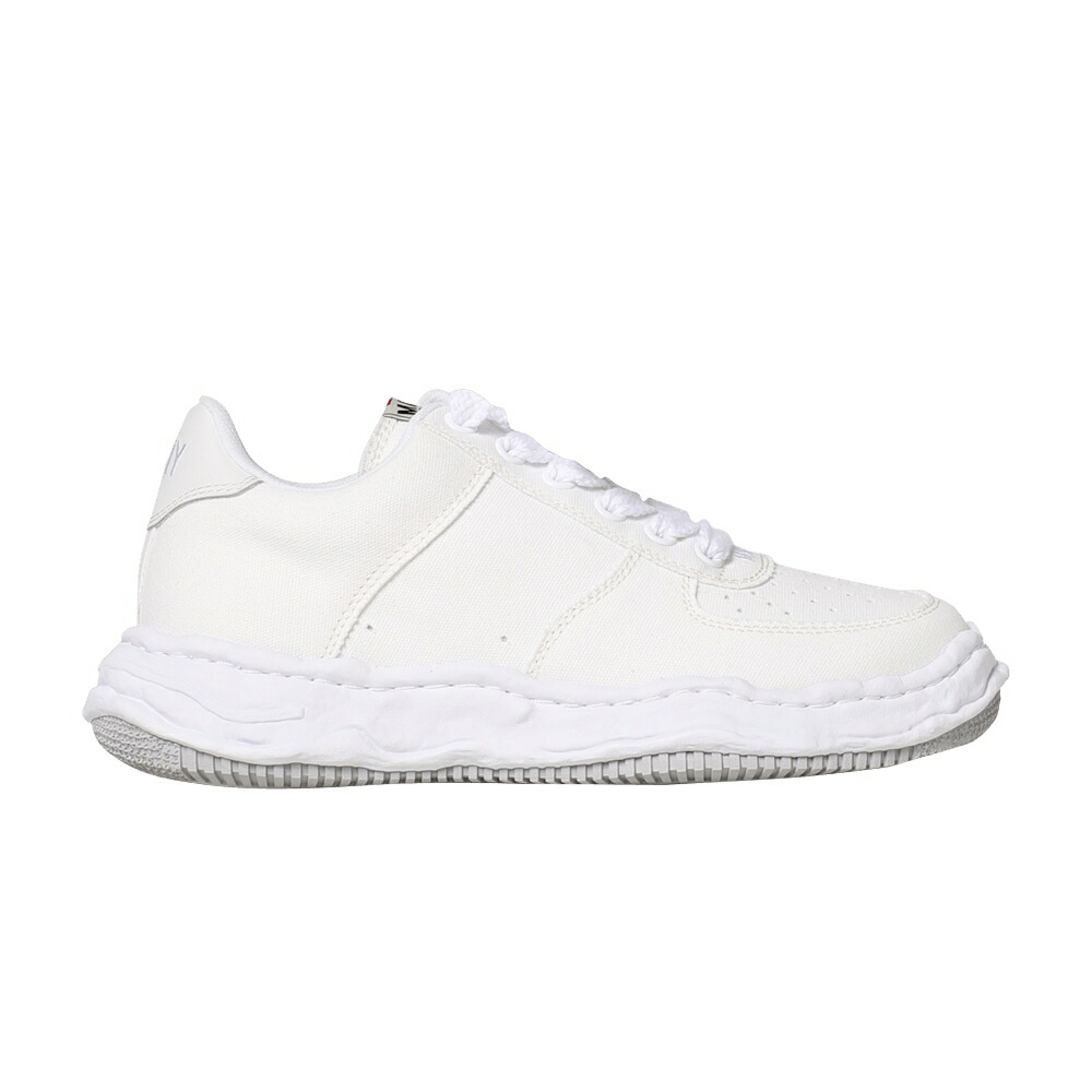 メゾン ミハラヤスヒロ 白色 ホワイト WHITE スニーカー メンズ MAISON MIHARA YASUHIRO MAISON MIHARA YASUHIRO WAYNE OG SOLE CANVAS LOW / WHITE