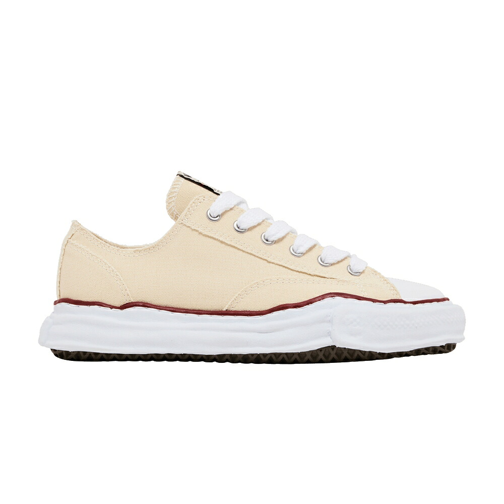 住みか ミハラヤスヒロ 自然的 \u0027NATURAL\u0027 スニーカー メンズ MAISON MIHARA YASUHIRO MAISON MIHARA YASUHIRO PETERSON OG SOLE CANVAS LOW / NATURAL